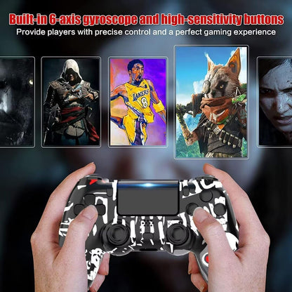 Wireless Controller for PS4 - Dual Pack, 6-Axis Motion Sensor, Touch Pad, Black