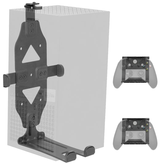 VIVO Steel Wall Mount Bracket for Xbox Series X - Horizontal/Vertical Display, Black, Model MOUNT-XSXU1