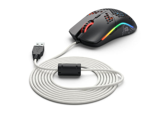 Glorious PC Gaming Race Ascended Cable V2 - Arctic White