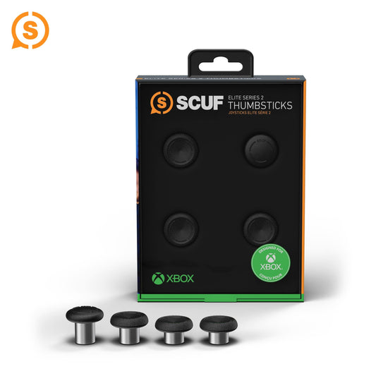 SCUF Elite Series 2 Thumbsticks for Xbox Elite Series 2 | 4-Pack - Black