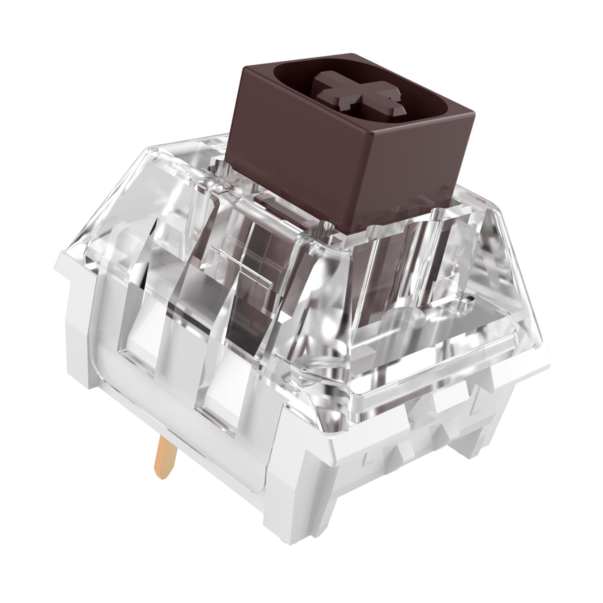 Kailh Box Brown Switches for Mechanical Keyboard 3-Pin 45gf Tactile/Factory Lubed/Dust&Waterproof Switches(Kailh Box Brown 36Pcs)