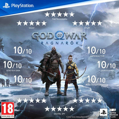 PlayStation God of War: Ragnarok Game for PS4 - Black, Model 711719407393