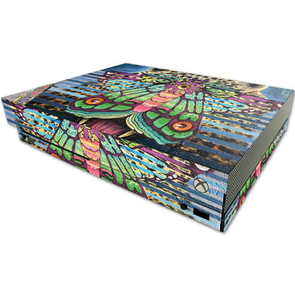 MIGHTY SKINS MightySkins Skin for Microsoft One X Console - Jaguar Moth, Durable Vinyl Decal, Easy to Apply & Remove