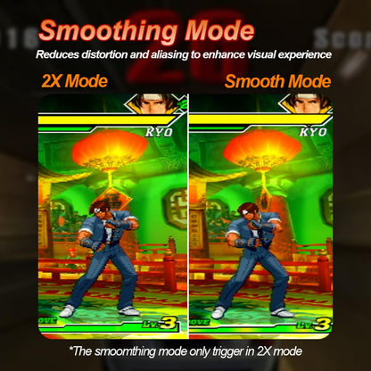 BITFUNX RetroScaler2x AV/SV/YPBPR to HDMI Converter - No Lag, Supports Line Doubler & Pass-Through, Red