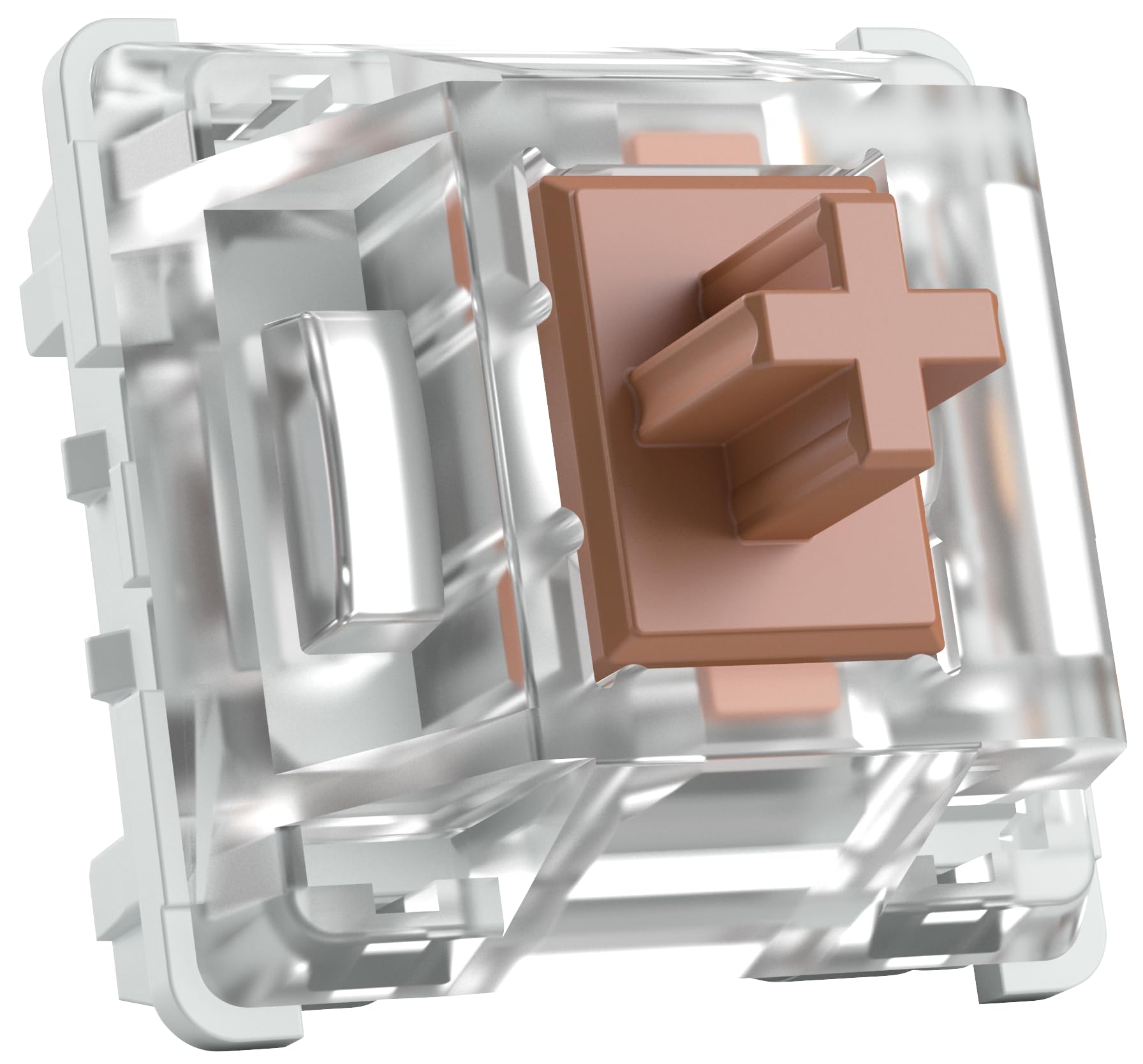 Glorious PC Gaming Race Kailh Bronze Mechanical Keyboard Switches - Tactile & Clicky - fine Quality for Gamers & Typists - 120 Pieces Pack