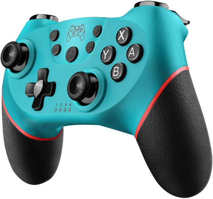 Diswoe Wireless Pro Controller Gamepad for Switch - Blue, ET16801, Vibration, Wakeup, Screenshot Support