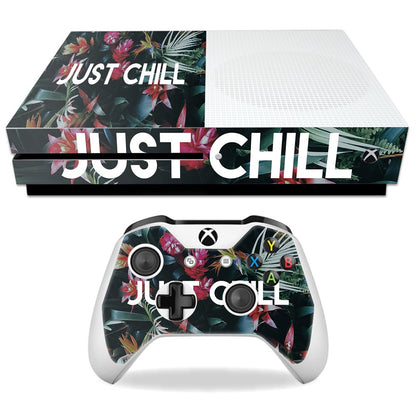 MIGHTY SKINS Xbox One S Skin - Just Chill | Durable Vinyl Decal Wrap | Easy to Apply & Remove | Model: MIXBONES-Just Chill