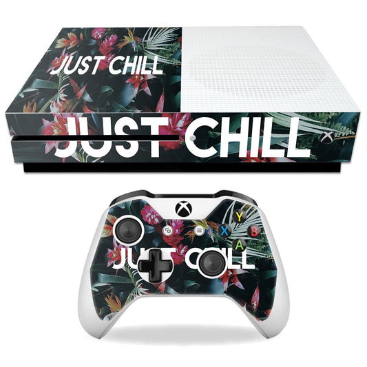 MIGHTY SKINS Xbox One S Skin - Just Chill | Durable Vinyl Decal Wrap | Easy to Apply & Remove | Model: MIXBONES-Just Chill