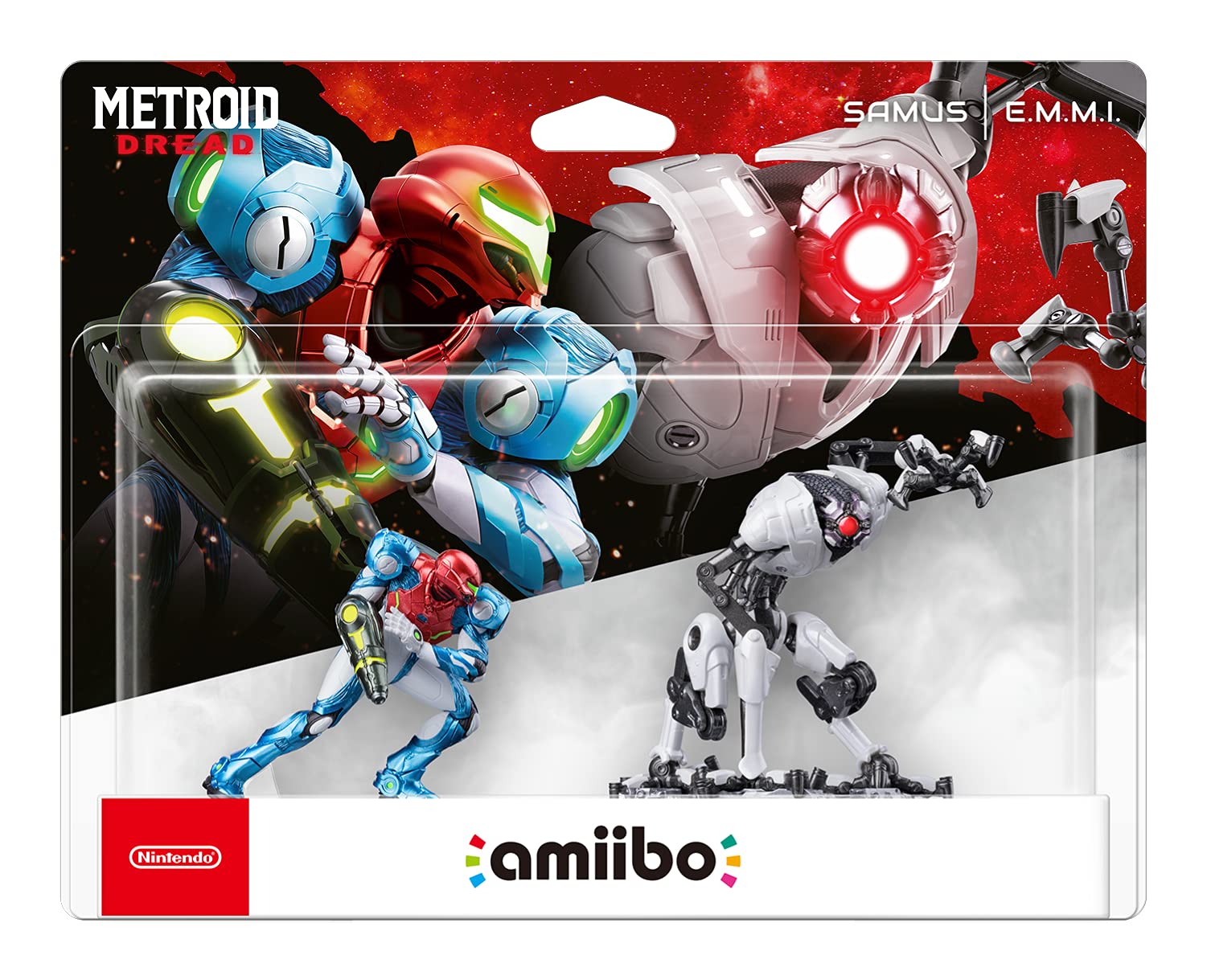 Nintendo Video Game Figure - SAMUS/E.M.M.I. 2-in-1 Pack Amiibo, Multicolor, One Size, Model 0045496381035