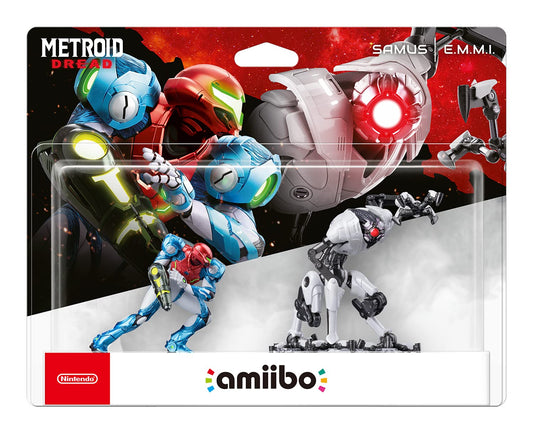 Nintendo Video Game Figure - SAMUS/E.M.M.I. 2-in-1 Pack Amiibo, Multicolor, One Size, Model 0045496381035