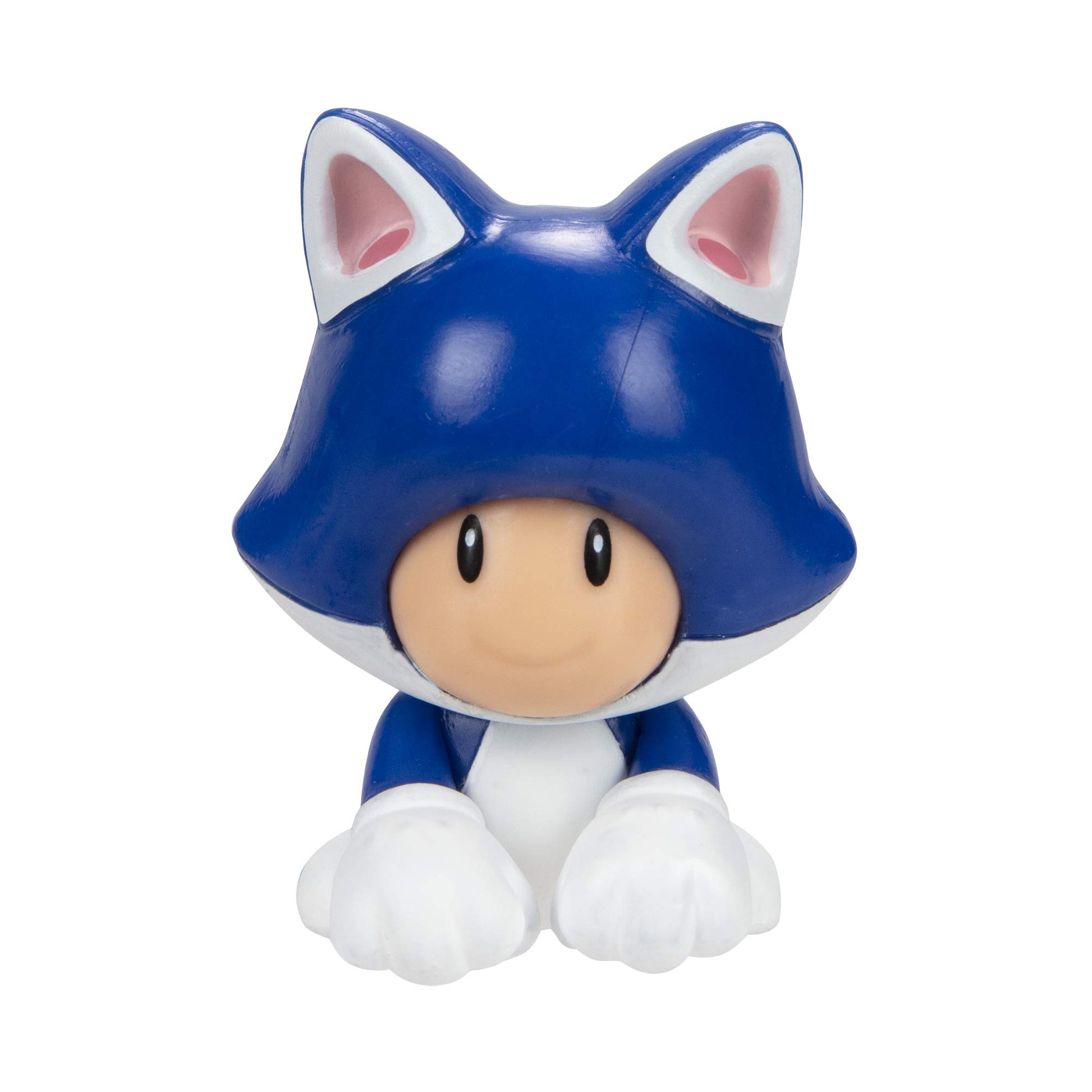 Nintendo 2.5 Goomba Action Figure - 8 Bit Design, Blue/White Color, Model 91428