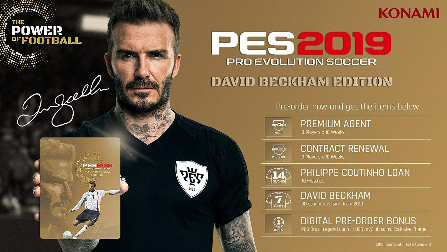Konami Pro Evolution Soccer 2019 - Xbox One David Beckham Edition Model 30245