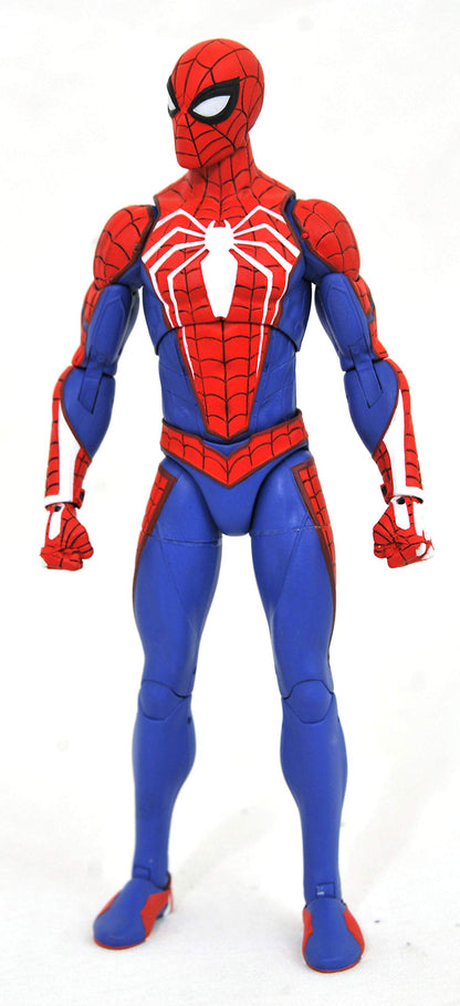 Diamond Select Toys Marvel Select Spider-Man Action Figure - PS4 Version, Multicolor, Model AUG192734