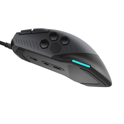 Alienware AW510M Gaming Mouse - 16,000 DPI Optical Sensor, RGB, 10 Buttons, Dark Side of the Moon Color