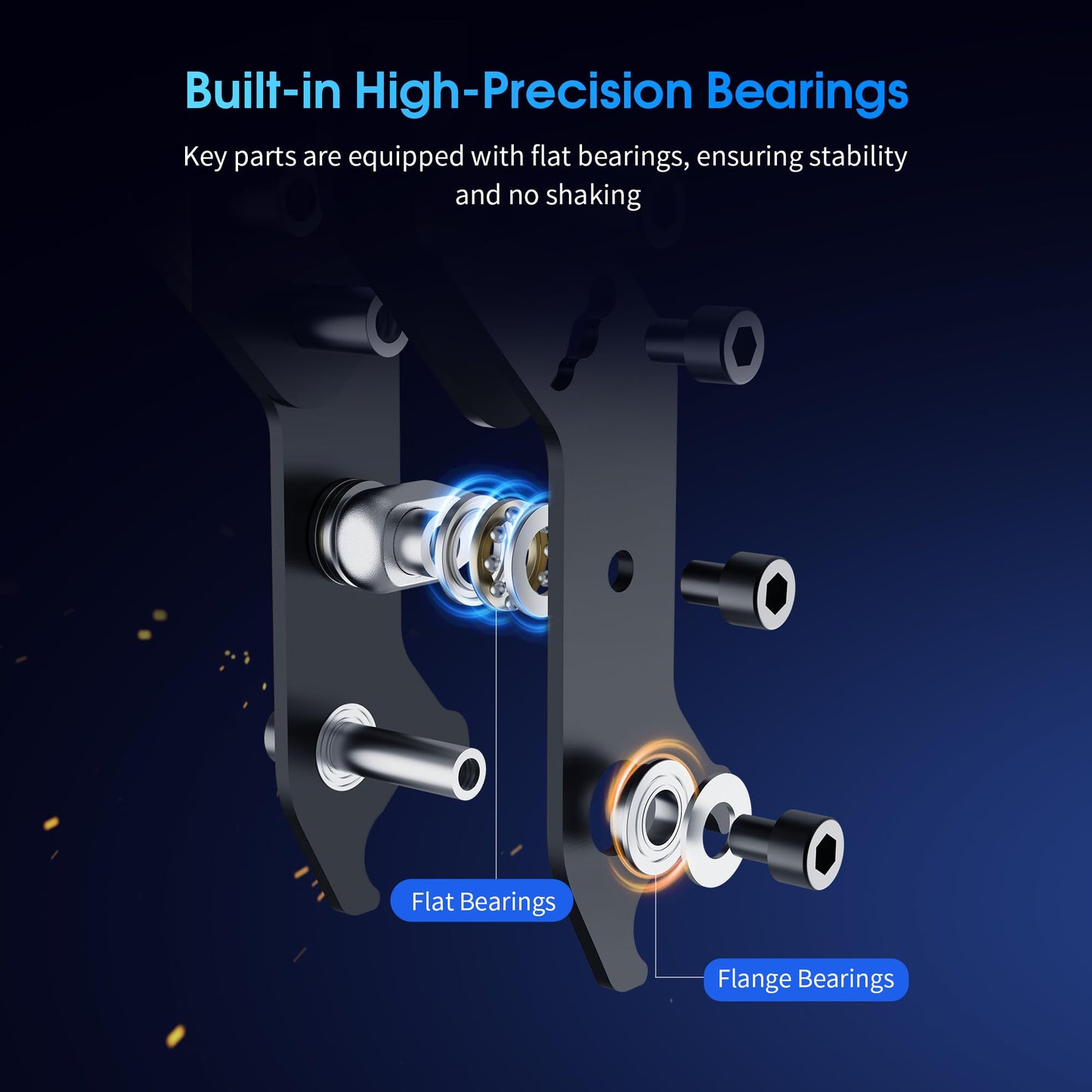 SIMSONN HB Pro Racing Simulator Hydraulic Handbrake - 16 Bit High Precision Pressure Sensor, 20 CM Handle