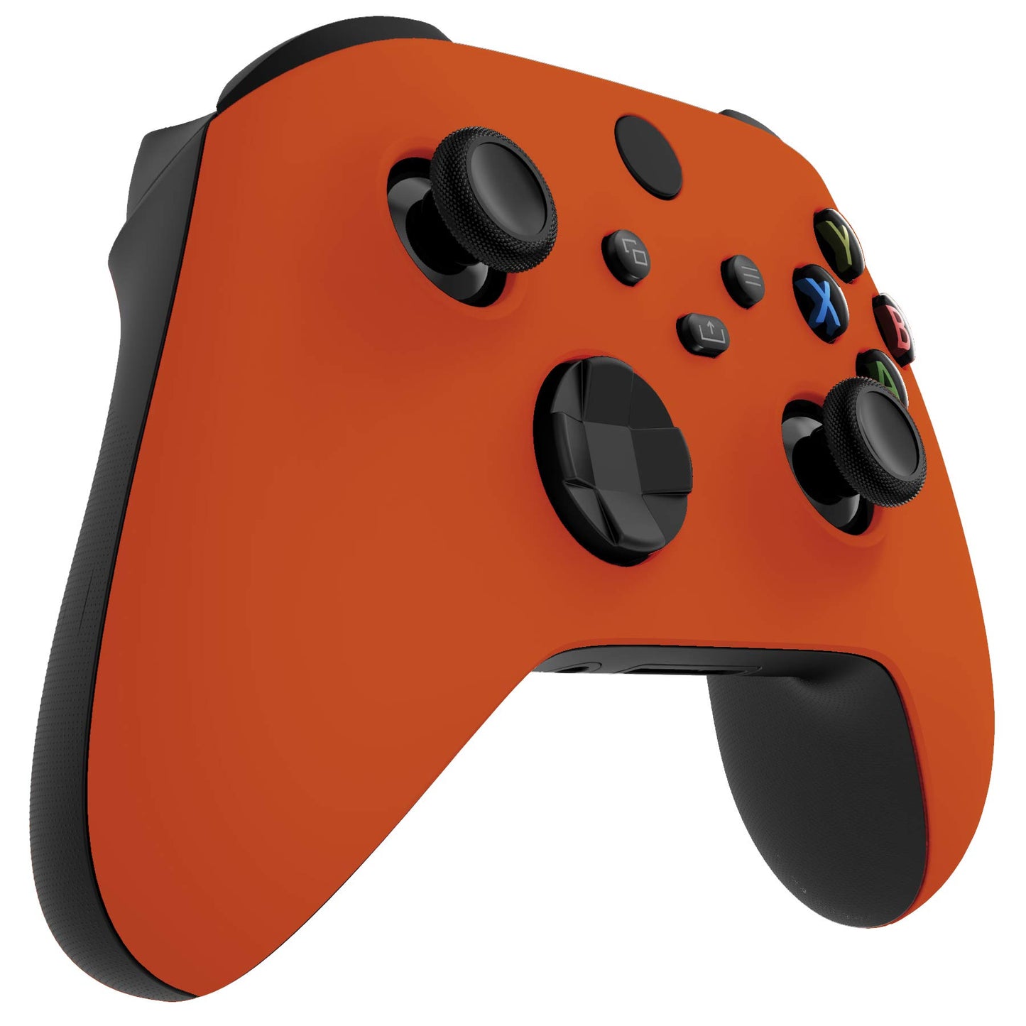 eXtremeRate Orange Replacement Shell for Xbox Series X/S Controller - Soft Touch Grip Custom Cover, Model FX3P304