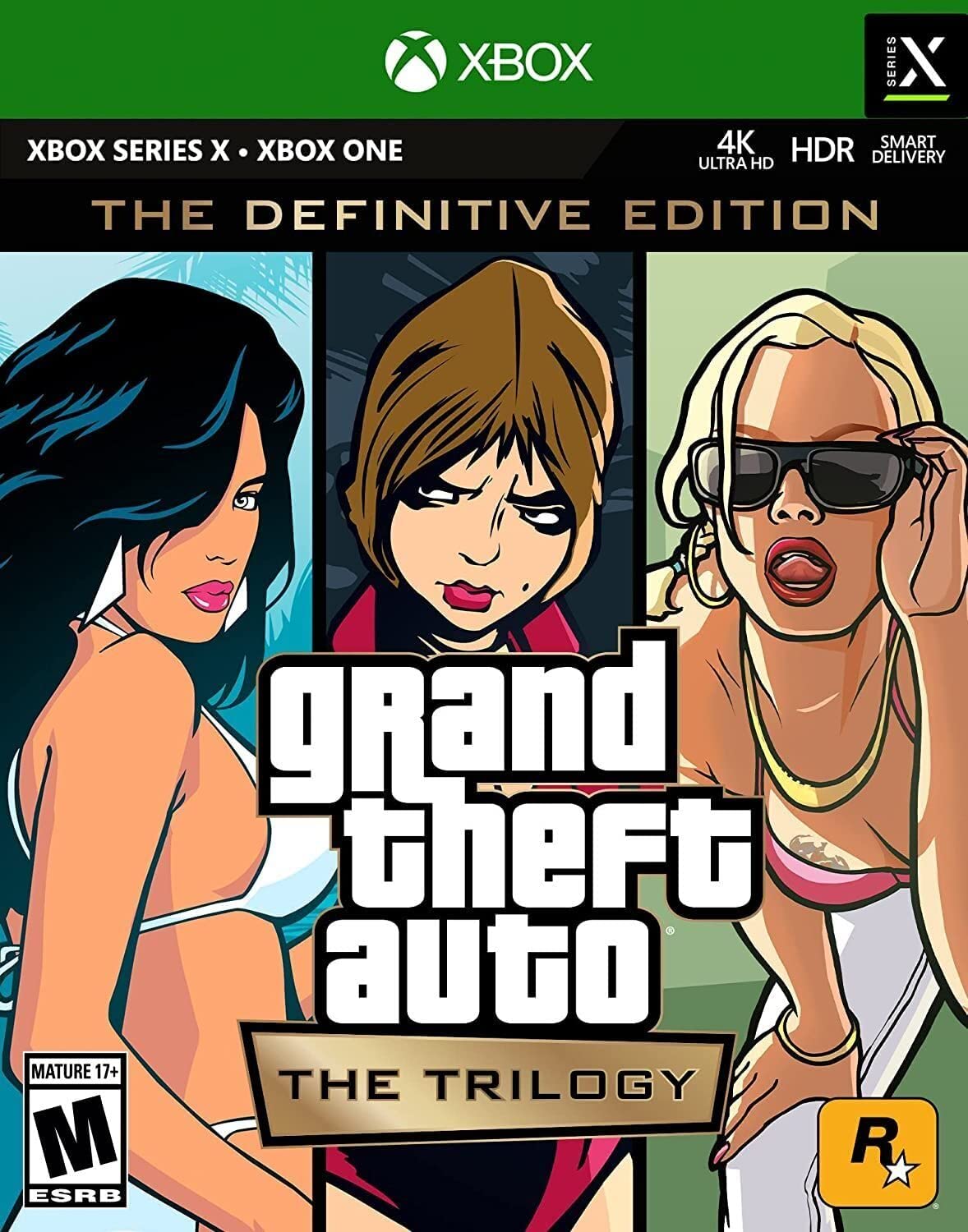 Rockstar Games Grand Theft Auto: The Trilogy - The Definitive Edition for Xbox Series X, Model 59834