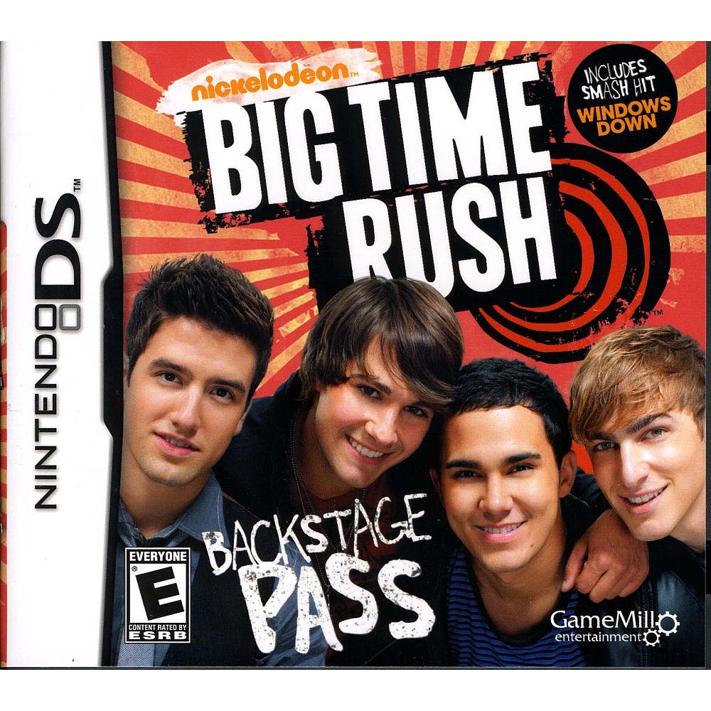 Game Mill Big Time Rush: Backstage Pass - Nintendo DS Game, Model 834656086701