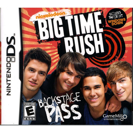 Game Mill Big Time Rush: Backstage Pass - Nintendo DS Game, Model 834656086701