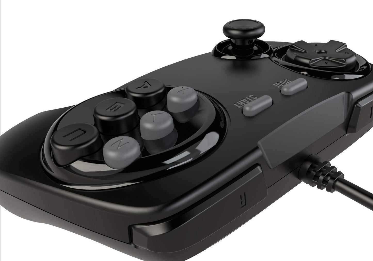 Retro Fighters BrawlerGen 2-In-1 Controller for Sega Saturn & Genesis - Classic Retro Gaming
