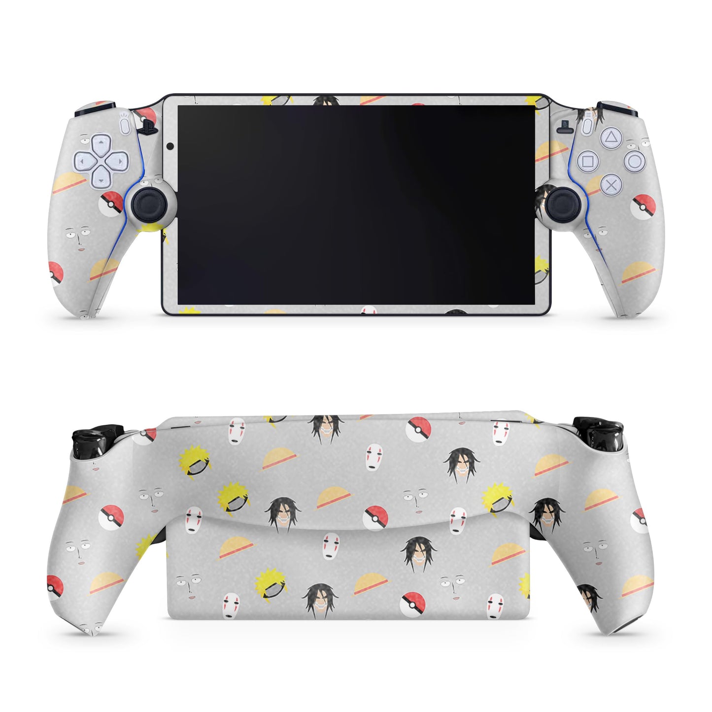 Glossy Glitter Gaming Skin Compatible with PS5 Portal Remote Player - Anime Fan - fine 3M Vinyl Protective Wrap Decal Cover - Easy to Apply | Crafted in The USA by MightySkins