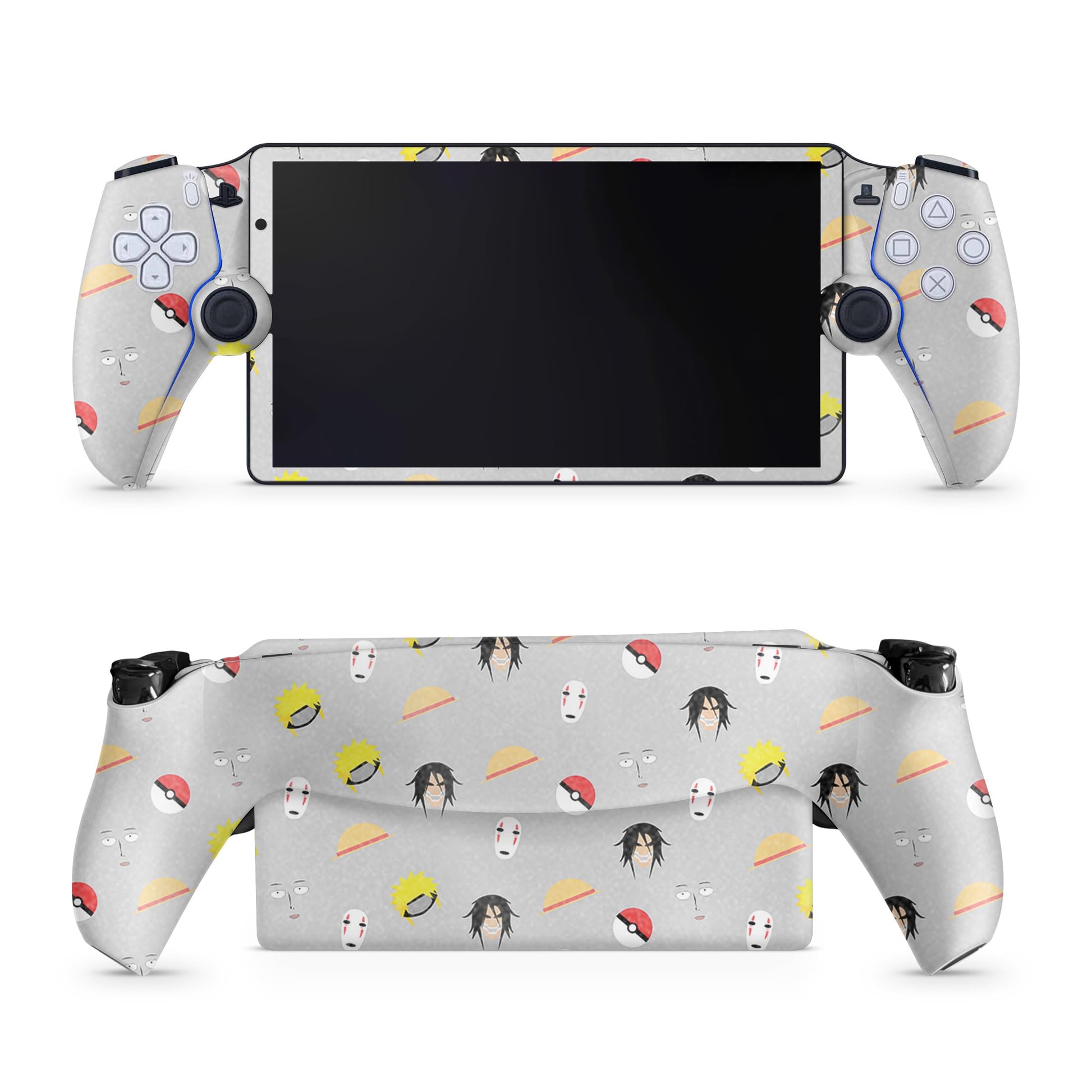 Glossy Glitter Gaming Skin Compatible with PS5 Portal Remote Player - Anime Fan - fine 3M Vinyl Protective Wrap Decal Cover - Easy to Apply | Crafted in The USA by MightySkins