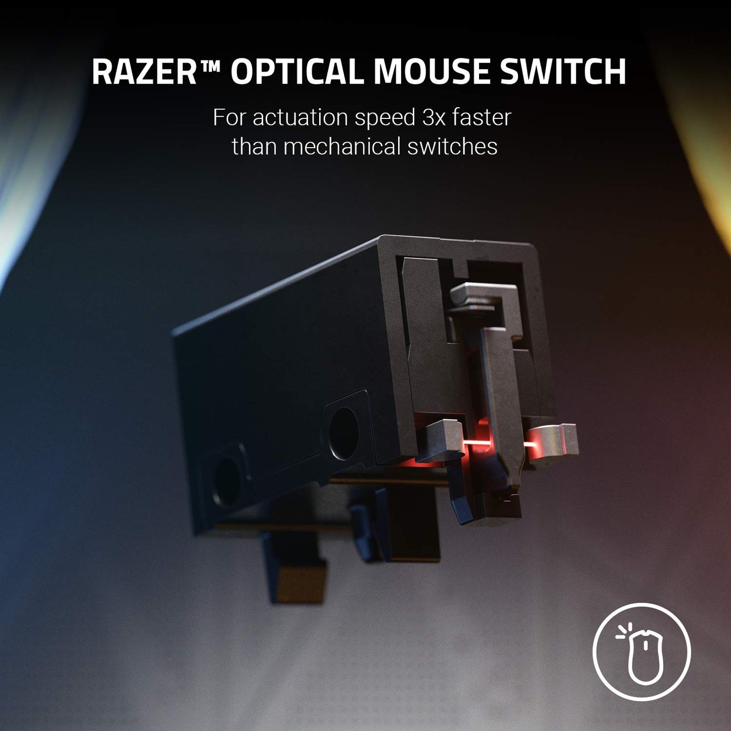 Razer Basilisk v2 Wired Gaming Mouse - 20K DPI, 11 Programmable Buttons, Chroma RGB Lighting, Classic Black