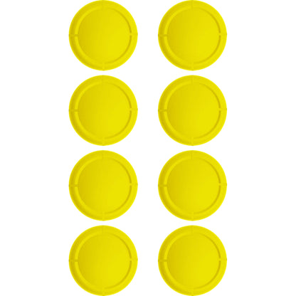 Ferkurn Joystick Replacement Cap for Switch Joy-con & Lite - Yellow 3D Analog Grip Cover, Model Re-Caps-01-Yellow