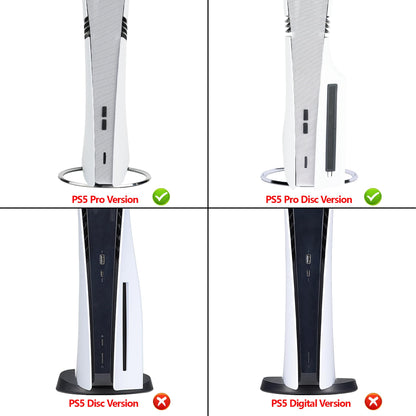 PlayVital PS5 Pro Dust Filter & Silicone Plug Set, Anti-Dust Protection, Easy Installation, White