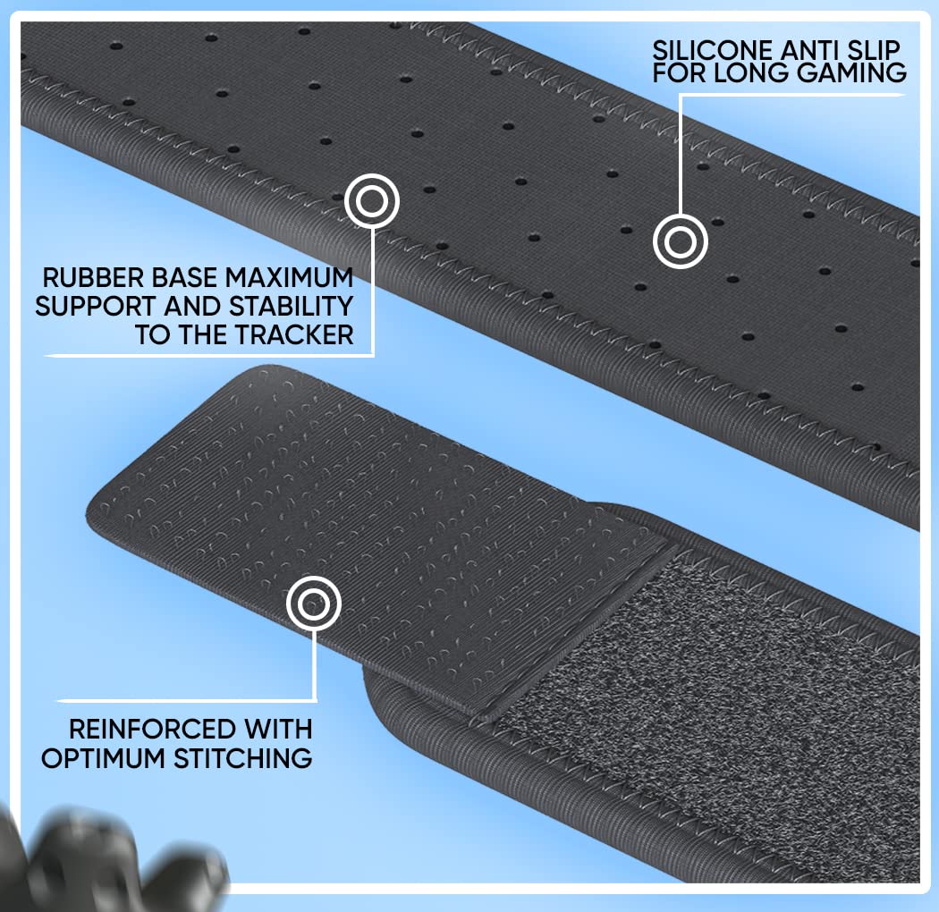 Skywin VR Tracker Straps - 5 Waist Belts & 10 Hand Straps for HTC Vive - Secure & Comfortable - Bundle1+2