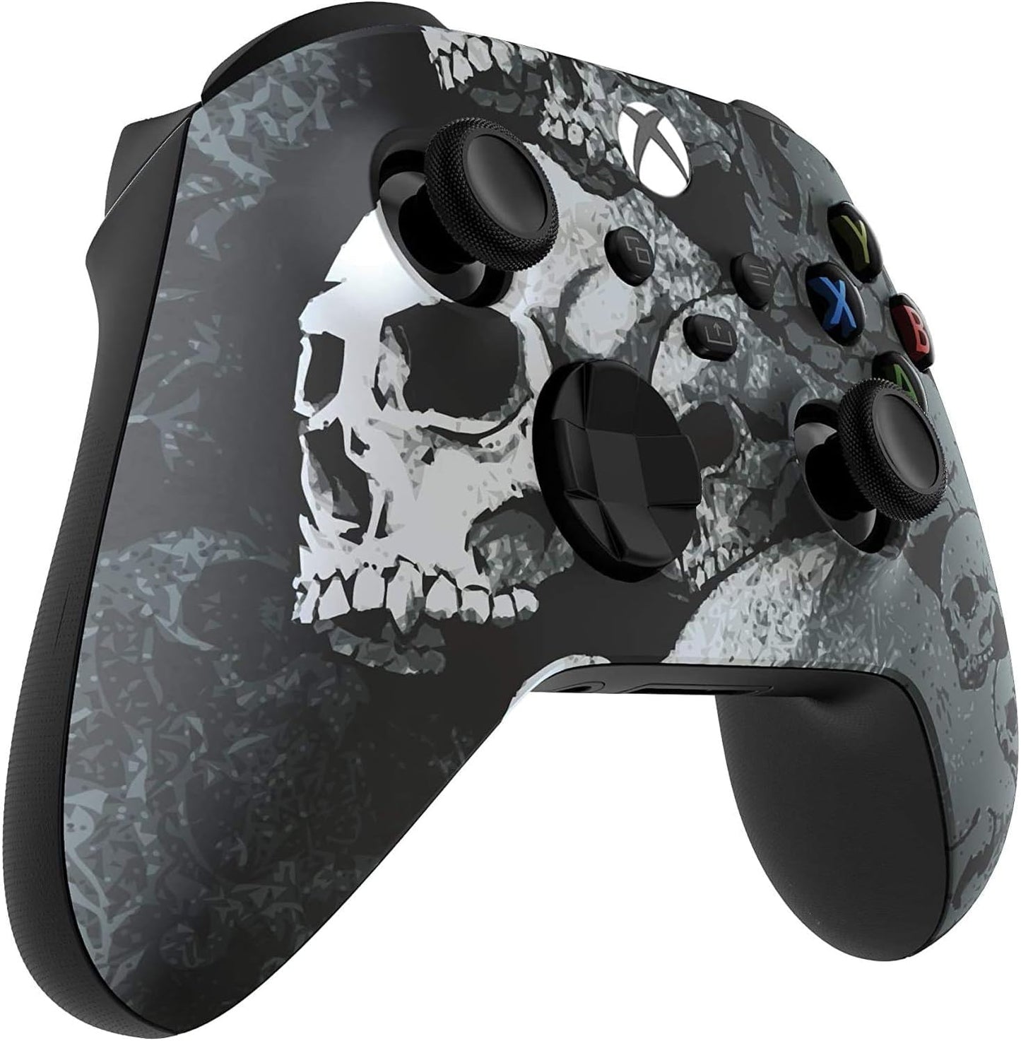 Custom Controllerzz Wireless Controller for Xbox Series X/S - Soft Touch Feel, X/S Black Skullz Design