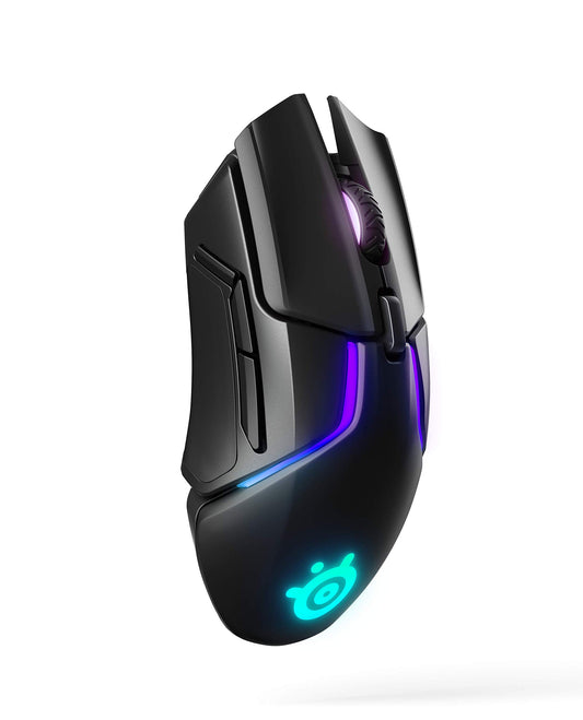 SteelSeries Rival 650 Quantum Wireless Gaming Mouse - Rapid Charging, 12,000 Cpi Dual Sensor, 256 Weight Configs, 8 Zone RGB Lig
