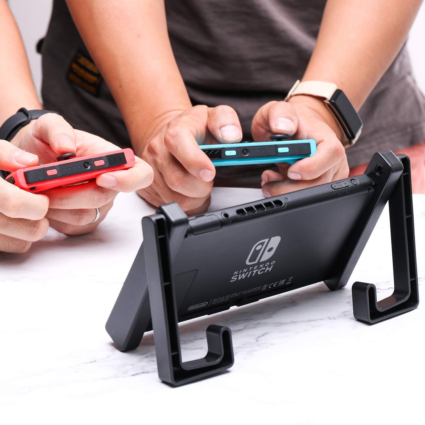 HEATFUN Stand for Nintendo Switch  Holder for Nintendo Switch and Switch Car Mount - Black