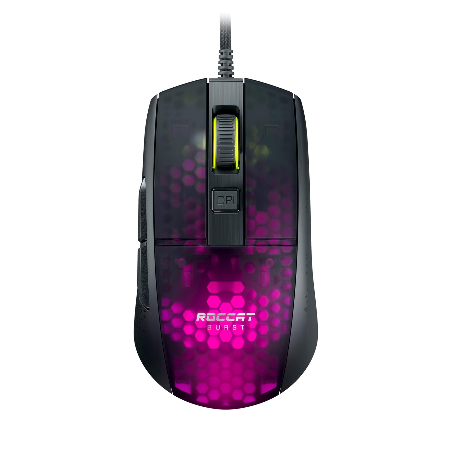 ROCCAT Burst Pro PC Gaming Mouse, Optical Switches, Super Lightweight Ergonomic Wired Computer Mouse, RGB Lighting, Titan Scroll