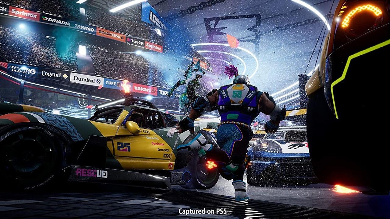 Sony Destruction Allstars PS5 - Action-Packed Multiplayer Game, Model 711719814023