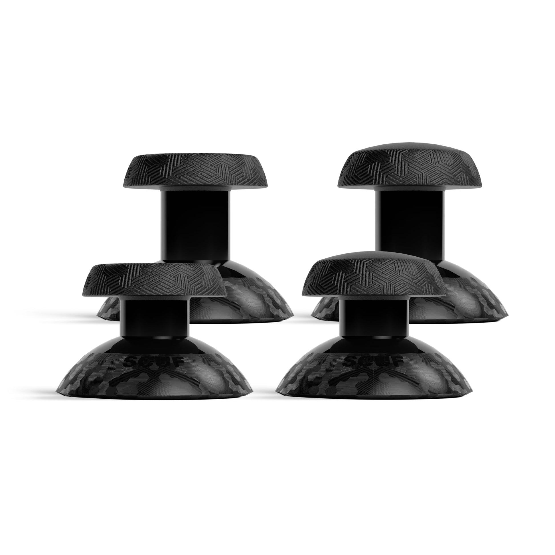 SCUF Valor PRO Thumbstick Replacement Kit - 1 Short Concave  1 Short Domed  1 Long Concave  1 Long Domed  Easy to Swap  Durable - Black