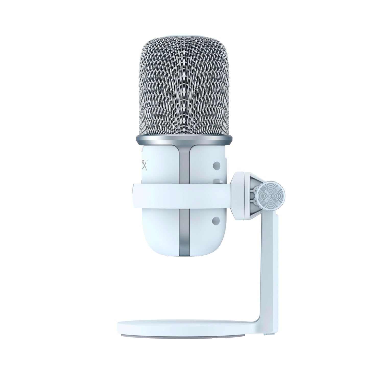HyperX SoloCast USB Condenser Gaming Microphone - 24 Bit, Cardioid, Tap-to-Mute, PC/PS4/Mac, White, Model 519T2AA