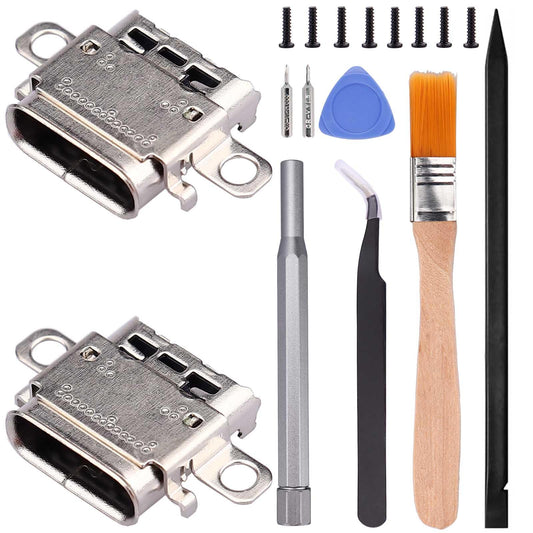 IKPEK USB-C Type-C SYNC & Charging Port Replacement for Nintendo Switch OLED Charge Socket Port