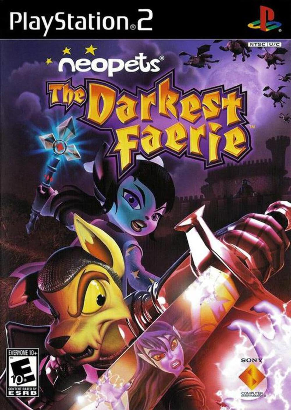 PlayStation 2 Neopets: The Darkest Faerie - Model 73672 Adventure Game