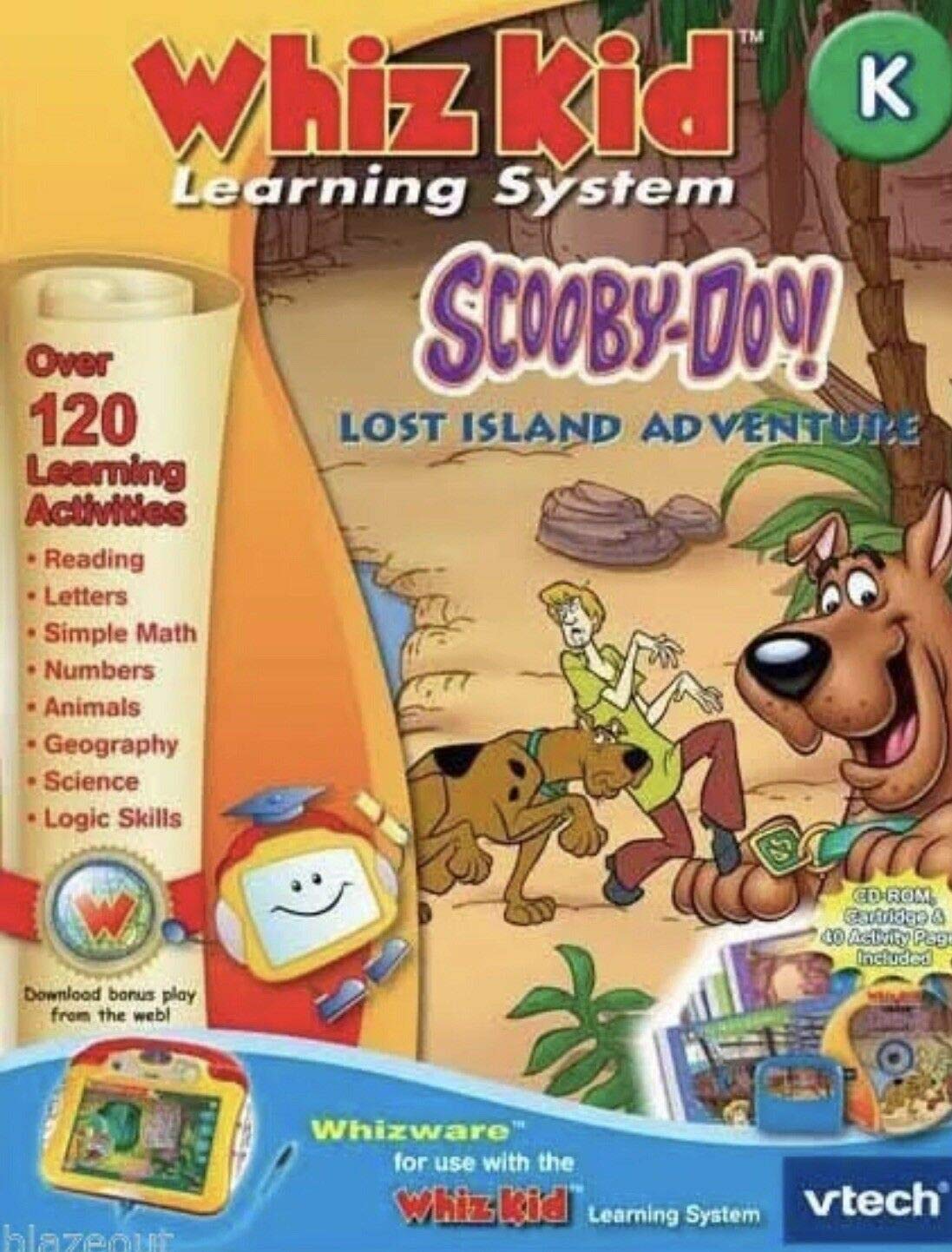 VTech Whiz Kid CD - Scooby Doo - Model 80-086040 - Interactive Learning Toy