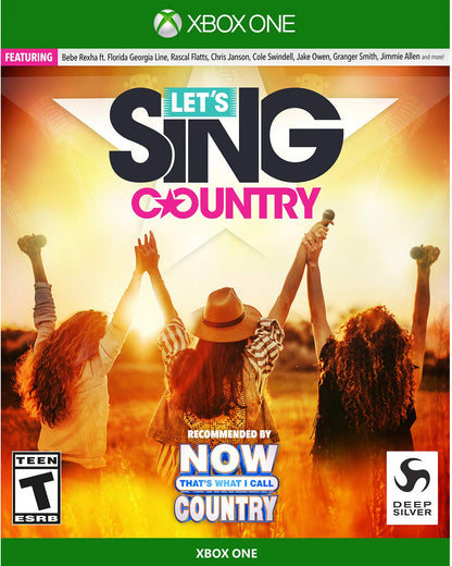 Deep Silver Lets Sing Country - Xbox One Solo Edition, Model 16619, Solo Gameplay, Engaging Karaoke Experience