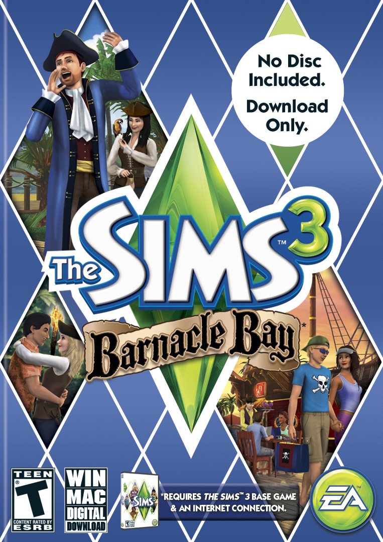 The Sims 3: Barnacle Bay [Download Code only  No disc included] - PC/Mac