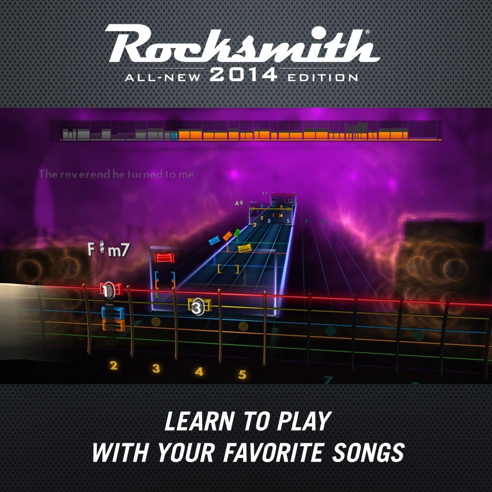 Ubisoft Rocksmith 2014 Edition for Xbox 360 - Cable Included, Model 52823