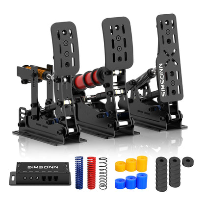 SIMSONN PRO X Ultra Sim Racing Pedals with Pressure Sensor Load Cell - Model PRO-P3-H1, Color PROX-P3-H1