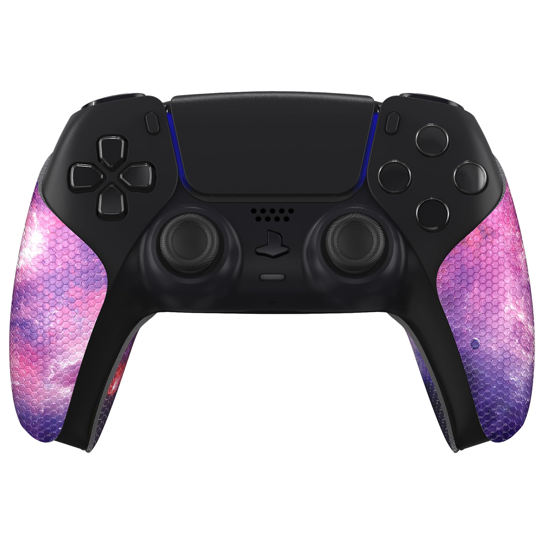 eXtremeRate PlayVital Anti-Skid Sweat-Absorbent Controller Grip for ps5  Professional Textured Soft Rubber Pads Handle Grips for ps5 Controller - Nebula Galaxy