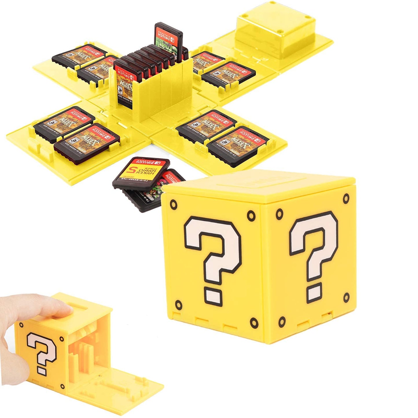 Game Case for Nintendo Switch  Switch Game Card Holder 16 Game Storage Cube Portable Game Card Organizer for Switch lite
