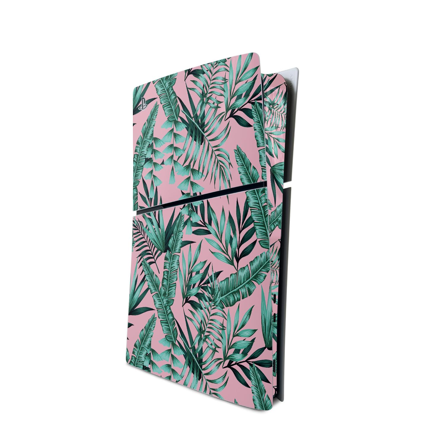 MightySkins Skin Compatible with PlayStation 5 Slim Digital Edition Console Only - Two Tone Tropical | Protective  Durable  and Unique Vinyl Decal wrap Cover | Easy to Apply | Made in The USA