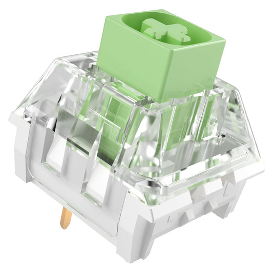 Kailh Box Jade Switches for Mechanical Gaming Keyboard 3-Pin 50gf Clicky/lubed/Dust&Waterproof Switches(108Pcs Kailh Box Jade)