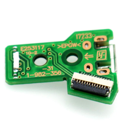 Deal4GO JDS-050 Micro USB Charging Port Board for PS4 Dualshock Controller - 12-Pin Replacement Socket