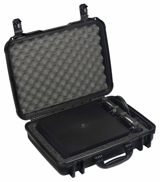 Case Club Waterproof Gaming Travel Case for PS4 Pro - Black, 18.29x13.19x4.57 cm, Model CC710SEPS4PRO